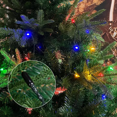 Miniatura 5 de codree 150 tapas sin brillo para cadena de luces, tapa de luz de cadena para ocultar las luces adicionales, cubiertas de tapa de luz negra opaca
