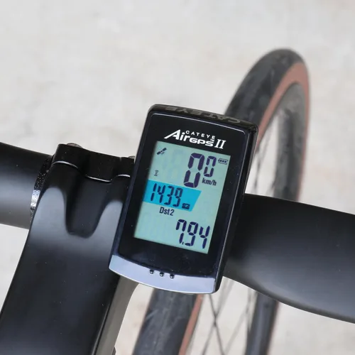 Miniatura 4 de CATEYE AirGPS - Computadora de bicicleta recargable por USB - Computadora de ciclismo GPS con Bluetooth ANT+, velocímetro de bicicleta GPS, montaje