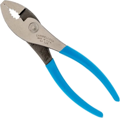 Miniatura 8 de Channellock 524 Alicates de Junta Deslizante Cizalla Little Champ, 4.5", Azul