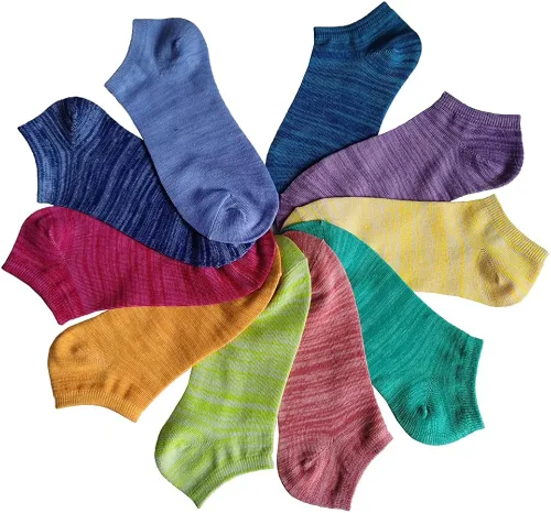 Miniatura 3 de Tipi Toe Women's 20 Pairs Colorful Patterned Low CutNo Show Socks
