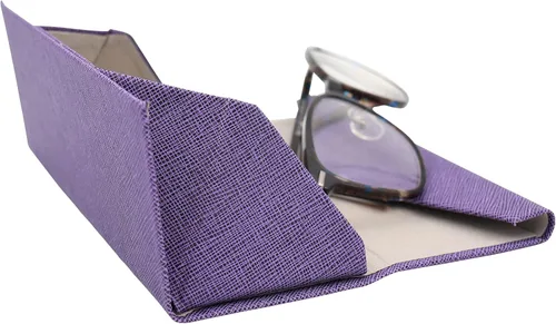 Miniatura 200 de Real Sic Funda para lentes de sol para hombres y mujeres, soporte magnético plegable para lentes de sol, inspirado en el color sólido