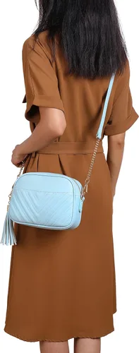 Miniatura 7 de lola mae Bolso bandolera acolchado, bolso de hombro de diseño moderno