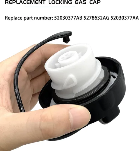Miniatura 2 de 52030377AB Tapa de Gasolina Tapa de Combustible de Repuesto para Dodge Ram 1500 2500 3500 4500 5500 Promaster Dakota, Nitro Caliber Challenger