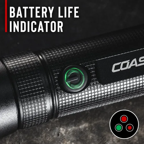 Miniatura 7 de Coast G60R linterna LED recargable impermeable de 1000 lúmenes, paquete de 2