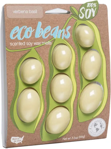 Miniatura 29 de Eco Candle Co. Eco Beans Wax Melts - Paquete de 2 unidades, ámbar vintage, 3.5 onzas, aromas de resina de madera, nuez moscada, canela y vainilla