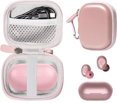 Miniatura 9 de Funda para auriculares Raycon Everyday (edición 2024), auriculares intrauditivos, auriculares Raycon Fitness (negro)