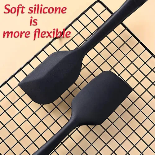 Miniatura 7 de 8 piezas de espátulas de silicona, espátulas antiadherentes de 8.5 pulgadas con núcleo de acero inoxidable, resistentes al calor hasta 500°F