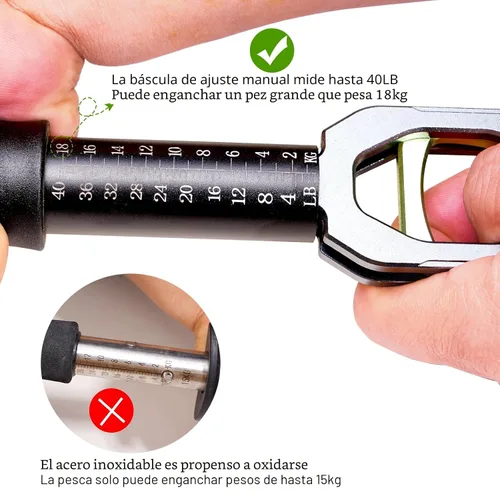 Miniatura 4 de Pinza para Labios de Pescado Balanza de Pescado Soporte Profesional para Peces Material de Aleación de Aluminio Agarrador Herramienta de Agarre