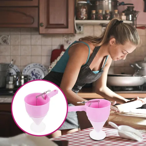 Miniatura 4 de Yardwe Embudo de plástico con soporte desmontable de pie