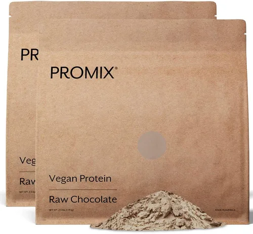 Miniatura 8 de ProMix Nutrition proteína en polvo vegana, 25g de proteína de guisantes amarillos canadienses a base de plantas, Vitamina B12, BCAA - Vainilla - 5