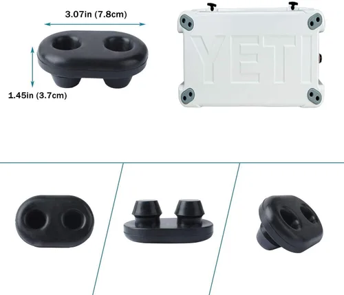 Miniatura 3 de ZCZQC 2 piezas de pies más fríos incubadora pies de goma antideslizantes para RTIC 45pt 65pt 110pt 145pt Coolers Foot