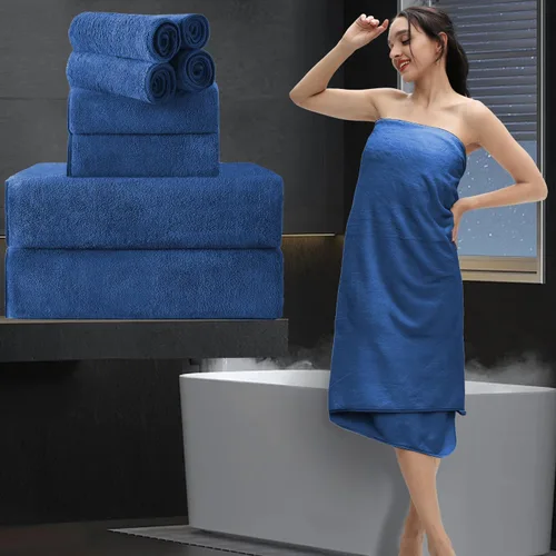 Miniatura 16 de Sábana de Baño Extra Grande de 4 Piezas (35"x70") - Sábana de Baño Ultra Suave de Tamaño Grande, Juego de Sábanas de Baño para Baño de Hotel, Sábana
