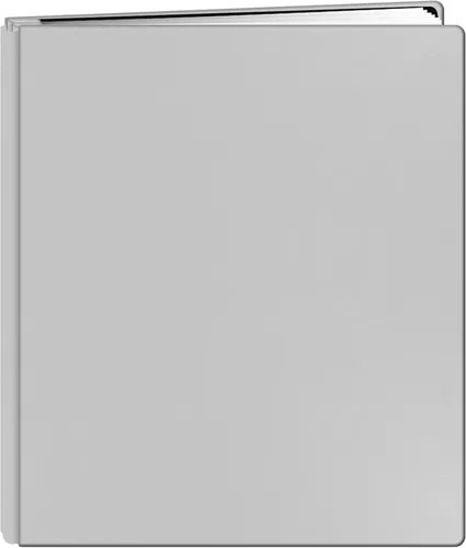 Pioneer Photo Albums Family Treasures Deluxe - Libro de recortes con cubierta de cuero blanco de 20 páginas para páginas de 8.5 x 11 pulgadas