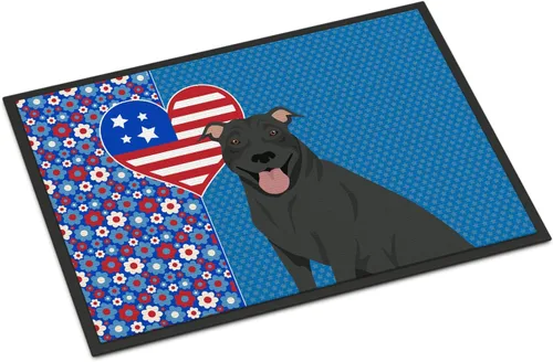 Miniatura 89 de Caroline's Treasures WDK5119JMAT Airedale Terrier USA - Tapete para interiores o exteriores, 24 x 36 pulgadas, tapete para puerta delantera