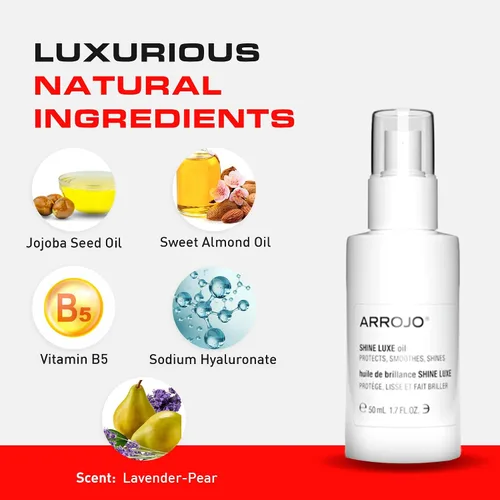 Miniatura 4 de ARROJO Shine Luxe - Aceite versátil para el cabello para añadir control, brillo - brillo - protector térmico de aceite para el cabello - Productos