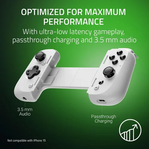 Miniatura 5 de Razer Kishi V2 Mobile Gaming Controller for Android: Console Quality Controls - Universal Fit - Stream PC, Xbox, PlayStation, Touch Screen Android