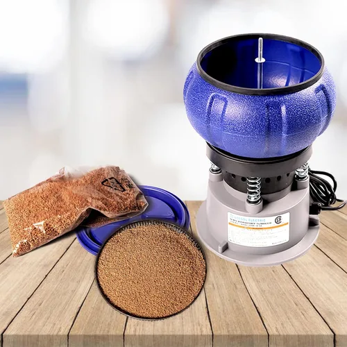 Miniatura 5 de Leegol Electric Vaso vibratorio de 5LB Pulido pequeñas piezas de metal