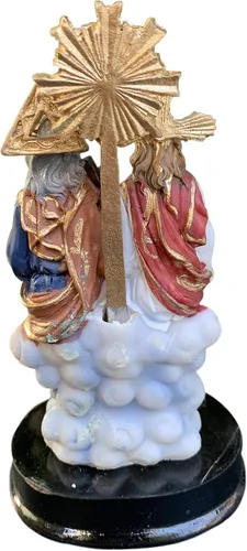 Miniatura 3 de Estatua de la Santísima Trinidad Jesús, José y Espíritu Santo 5 pulgadas