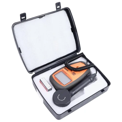 Miniatura 4 de Medidor de luz, probador UVA UVB con pantalla LCD, medidor portátil para prueba de lámpara y más para medir luz, rango de prueba: 0-40mW, 290-390nm