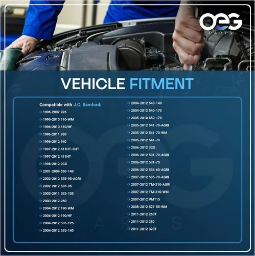 Miniatura 4 de OEG Parts Nuevo arrancador compatible con retroexcavadoras JCB 2CX 3CX CLL 4CX Loadalls 320/09022, 320/09032, 320/09035, 320/09144, 320/09346