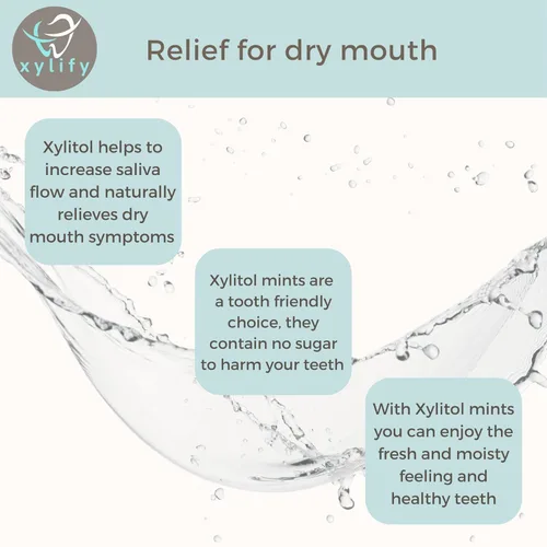 Miniatura 4 de Mentas de xilitol para el cuidado bucal: sabor a menta, 100% endulzado con xilitol, mentas sin azúcar, mentas dentales Happy Teeth de Finlandia, 5