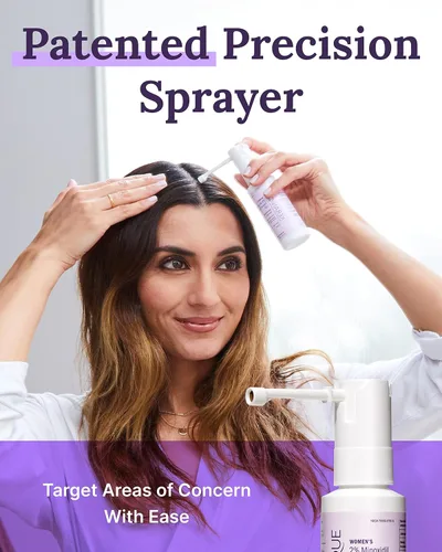 Miniatura 5 de Keranique Tratamiento para el crecimiento del cabello para mujeres, 2% de minoxidil para el crecimiento y engrosamiento del cabello, solución tópica