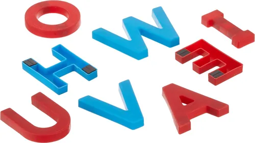 Miniatura 2 de Educational Insights imanes con la letras del alfabeto con códigos de colores AlphaMagnets Uppercase (caja de 42).