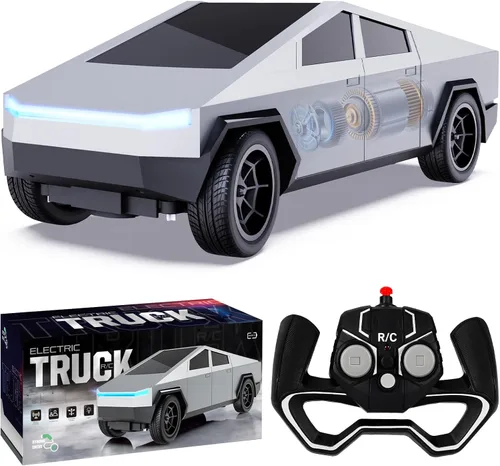 Coche de control remoto, escala de autos RC 1:24, vehículo eléctrico todo terreno, luces LED, juguetes de automóvil, camiones monstruo, regalo de