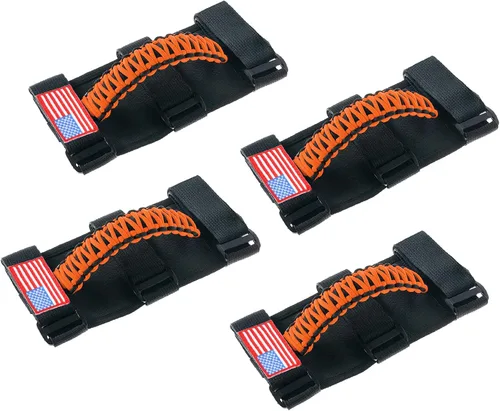 Miniatura 13 de Savadicar 2 x Asas de Agarre para Barra Antivuelco Manijas de Agarre para Jeep Wrangler YJ TJ JK JL y Gladiator JT 1987-2023, UTV, ATV, Accesorios