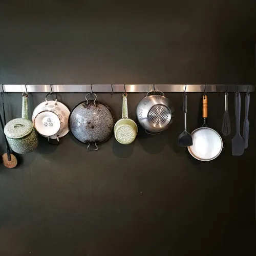 Miniatura 6 de Paquete de 30 ganchos negros en S de acero para colgar ganchos en S resistentes de metal para ollas de cocina, ganchos de armario para colgar