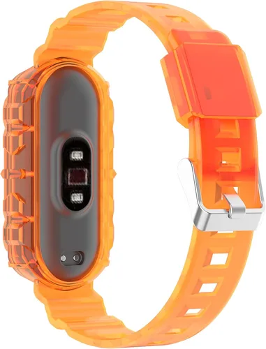 Miniatura 11 de REYDA Correa de silicona compatible con Xiao Mi Smart Band 7/Mi Smart Band 6/Mi Smart Band 5, suave y flexible y transpirable, pulsera de silicona
