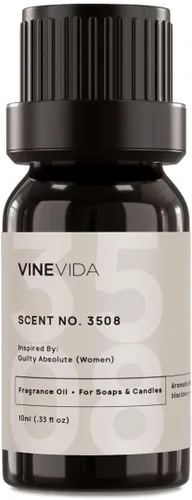 VINEVIDA Scent NO. 3508 - Aceite de fragancia – 0.3 fl oz – Inspirado por: Guilty Absolute (mujeres) Aceite de fragancia para fabricación de velas –