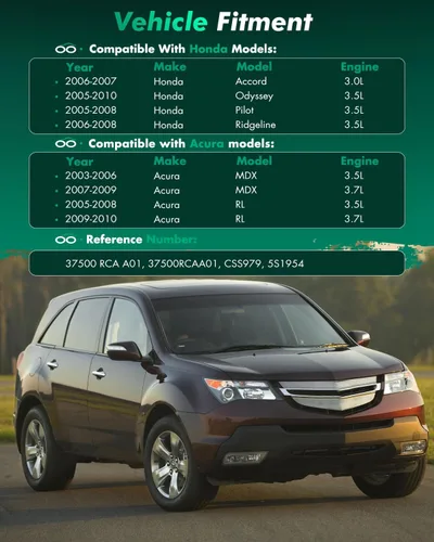 Miniatura 3 de SCITOO Sensor de posición del cigüeñal para Acura para MDX 2003 2004 2005 2006 2007 2008 2009 para Acura para RL 2005 2006 2007 2008 2009 2010