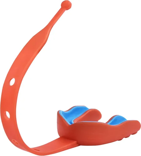 Miniatura 29 de Oral Mart - Protector bucal deportivo con correa para fútbol, lacrosse, hockey sobre hielo, taekwondo