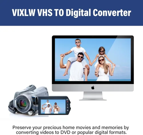 Miniatura 2 de Convertidor VHS a Digital, Tarjeta de Captura de Video USB, Dispositivo de Captura de Video, Convertidor RCA a USB, Convierta VHS VCR Hi8 Mini DV a