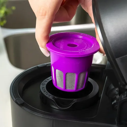 Miniatura 5 de Perfect Pod Cafe Flow 1-Stream - Filtro de cápsulas de café reutilizable – Cápsula K Cup recargable compatible con Keurig K-Mini Plus K-Duo