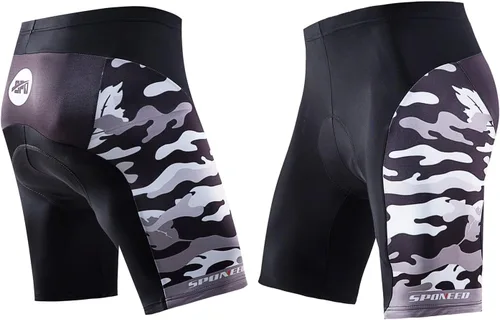 Miniatura 10 de sponeed Conjunto de traje de ciclismo para hombre, camiseta de ciclismo de carretera, pantalones cortos de ciclismo de trianthlon