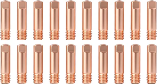 Miniatura 6 de 5PK MIG Boquilla de gas de soldadura 21-50 1/2" para Lincoln Magnum 100L K530 Series & Century & Tweco Mini/#1 Pistola de soldadura