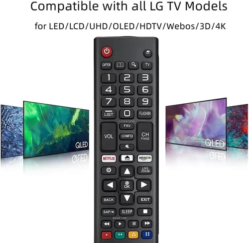 Paquete de 2 unidades para LG Smart TV de repuesto, universal para todos los televisores LG OLED 3D para AKB75095307 AKB75375604 AKB74915305
