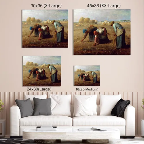 Miniatura 273 de A&T ARTWORK Campo de trigo con cipreses de Van Gogh Las reproducciones de arte clásico mundial, impresiones en lienzo giclée para decoración