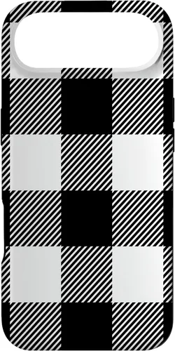 Miniatura 27 de Buffalo Plaid Black White Phone Case for iPhone 17