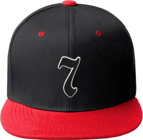 Miniatura 66 de Daxton Gorra clásica con visera de billete plano con letras del alfabeto inglés antiguo de la A a la Z