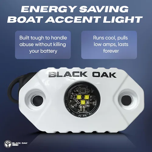 Miniatura 4 de Black Oak Luces LED marinas LED para barco, luces de acento marino, luces de pesca, luces de cortesía, luces de cubierta, luces blancas regulables