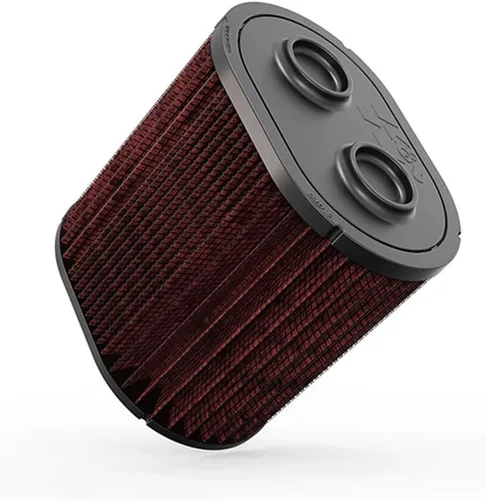 K&N Filtro de aire de motor de alta flujo original de por vida: aumenta la potencia y el arrastre, lavable, premium, filtro de aire de repuesto: