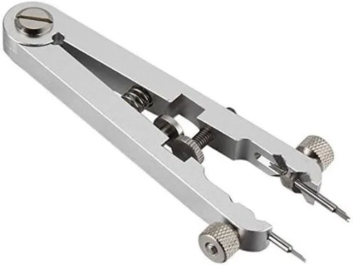 Miniatura 3 de Herramienta de reparación de barra de resorte de reloj - Kit de herramientas de barra de resorte Reloj Pin Correa Eliminación de banda (plata)