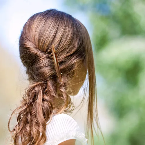 Miniatura 4 de 20 piezas de 7 dientes, estilo francés, peine giratorio de plástico, accesorios para el cabello para mujeres (negro y marrón)