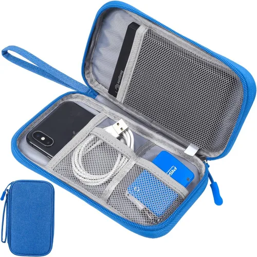 Miniatura 15 de CAAORDKSO Estuche Organizador Electrónico, Estuche Organizador de Cables de Viaje, Estuche Organizador de Accesorios Electrónicos, Estuche
