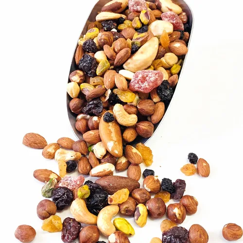 Miniatura 4 de NY SPICE SHOP Mezcla de frutos secos antioxidantes con frutos secos mixtos, bocadillos saludables para adultos y niños - Paquetes de bocadillos