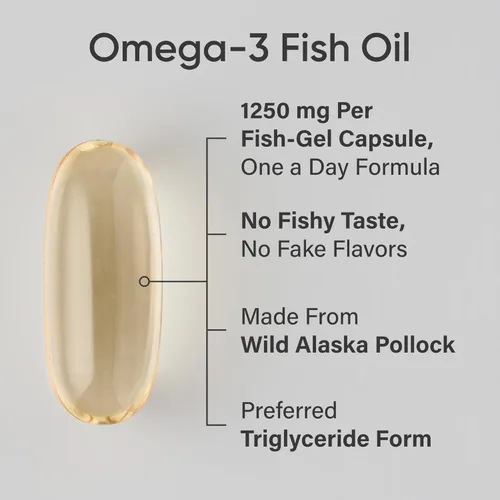 Miniatura 5 de Sports Research® Aceite de krill antártico Omega 3 1000 mg (doble fuerza) con fosfolípidos, colina y astaxantina, aceite de pescado Omega 3
