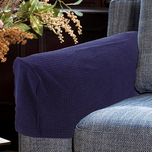 Miniatura 3 de BESPORTBLE Protectores de brazo para silla, funda elástica para reposabrazos de sofá, funda protectora elástica para el hogar, oficina, reclinable